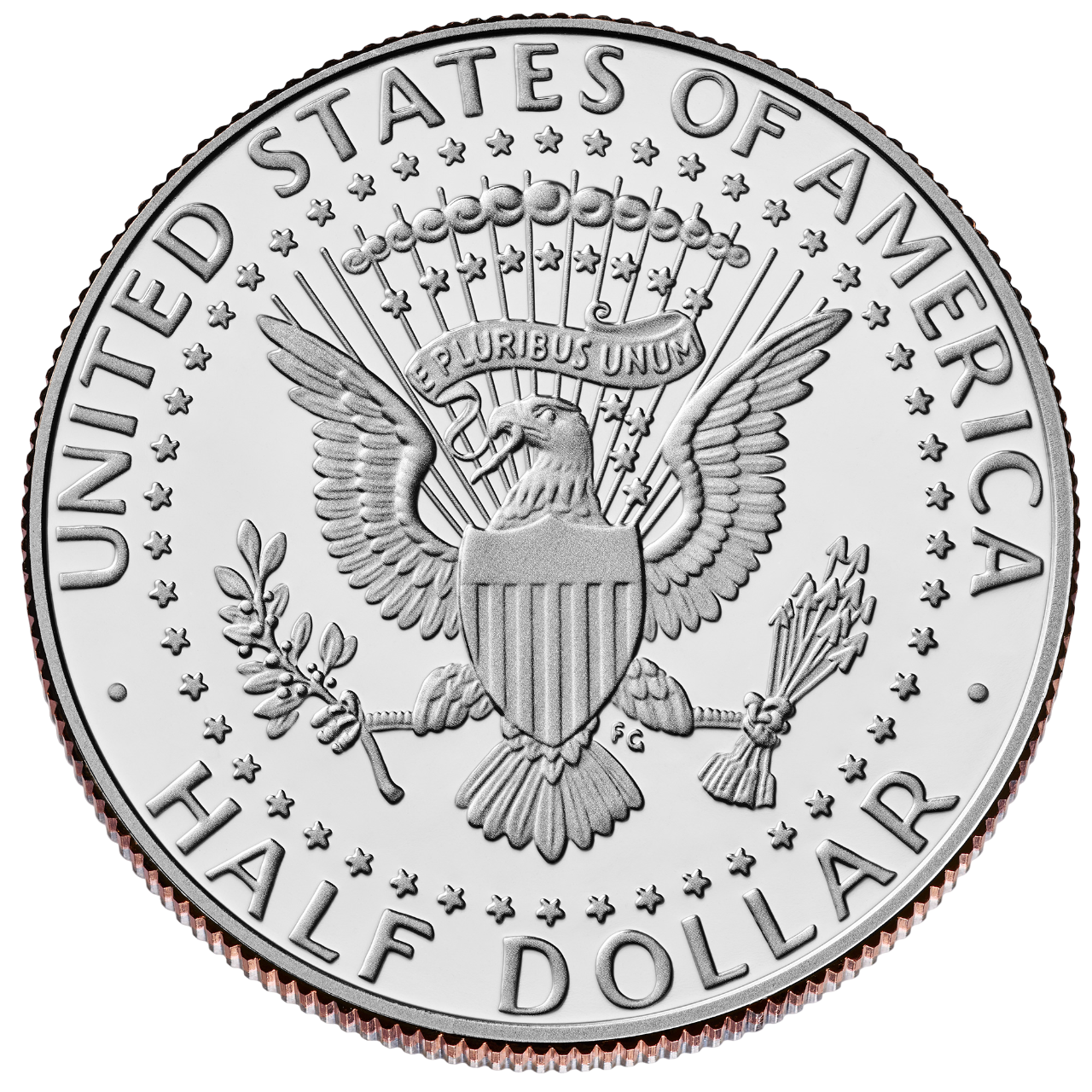 Half dollar reverse